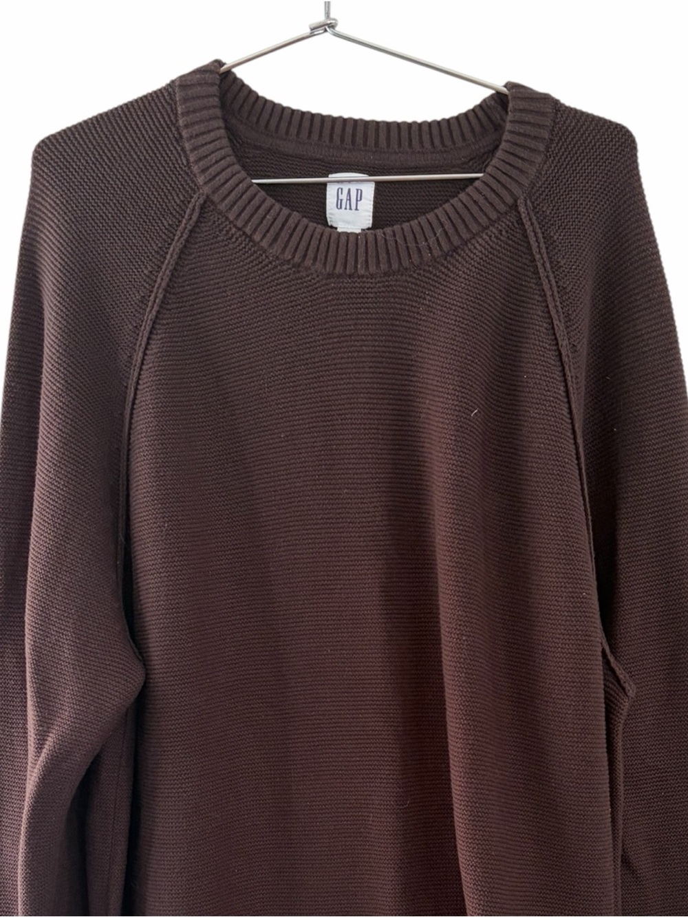 GAP Men's Crewneck Sweater - Brown - Picture 3 of 6